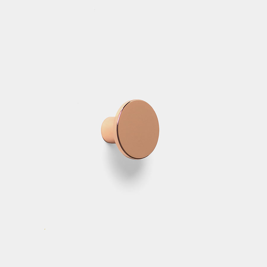 Tirador redondo para muebles de baño