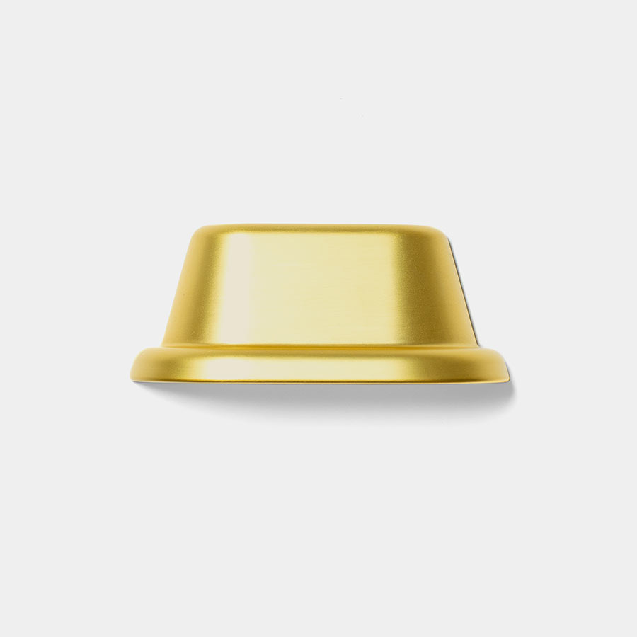 Asa tirador dorado de metal para muebles