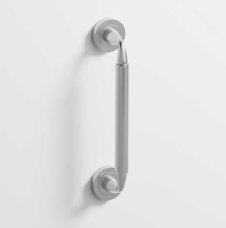 Neo · Tirador puerta níquel satinado
